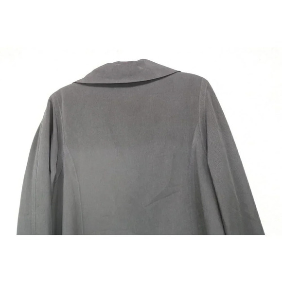 Jones New York Full Zip Black Jacket-Size Large-Lined-Side Zips - Picture 9 of 12